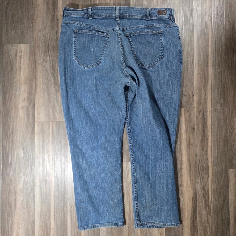 Riders by Lee Womens 24W P Medium Wash Straight Leg Jeans Petite Blue 157G186 - Picture 2 of 9